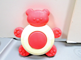 Fisher Price Plastic Pink Squeezable Teddy Bear Model 425 From 1978 - £10.95 GBP