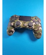 PS4 PlayStation Green Camo Camouflage Wireless Controller CUH-ZCT2U - £38.99 GBP