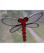 handmade Stained Glass Dragonfly Suncatcher - £11.86 GBP
