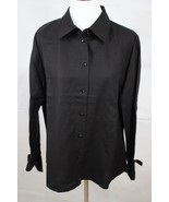 KASPER Women&#39;s 3/4 Sleeve Button Front Linen Rayon Shirt Blouse size 18 New - $31.12 CAD