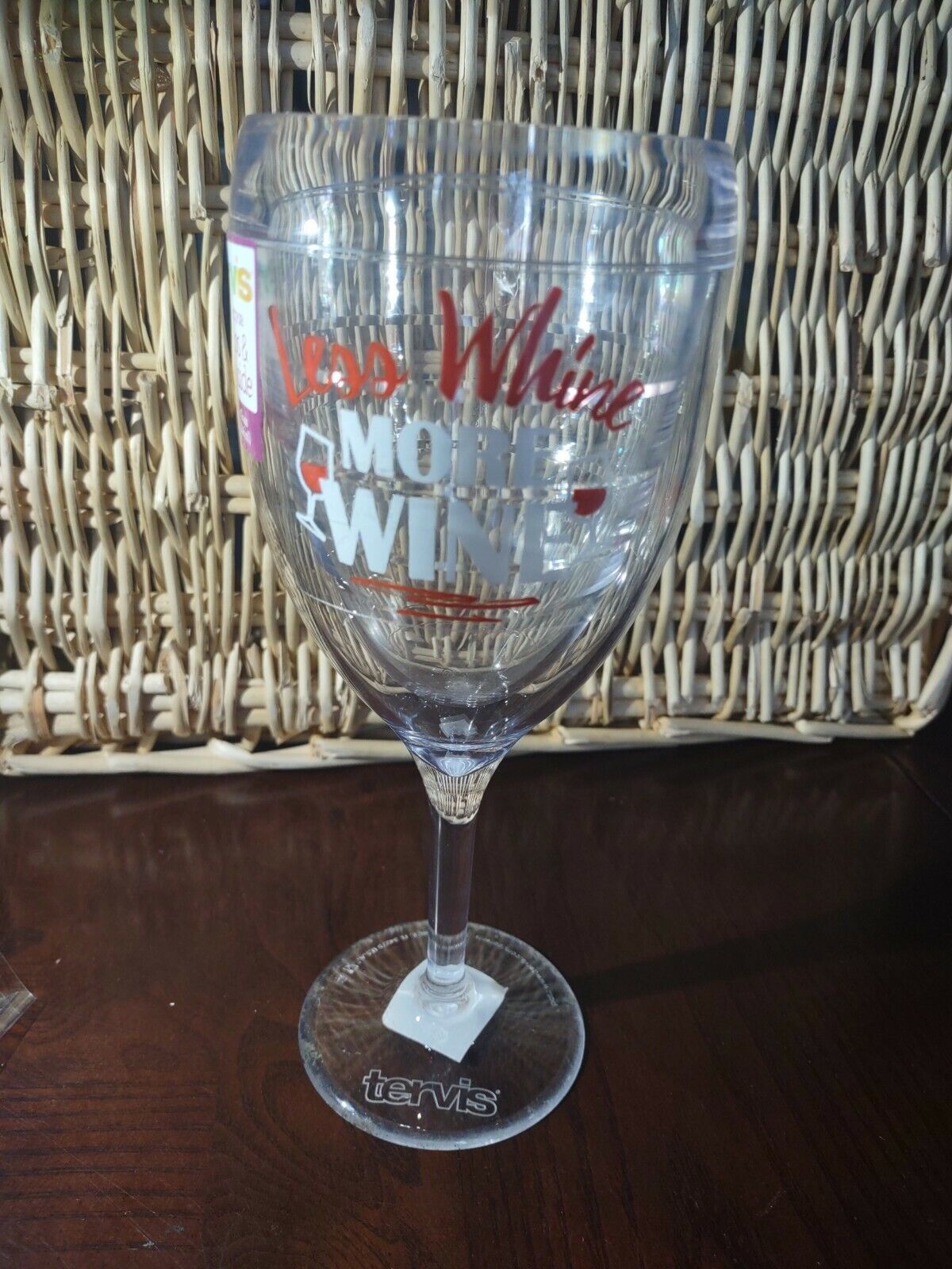 Tervis "Less Whine More Wine" Tall Wine Cup-Brand New-SHIPS N 24 HOURS - $69.18