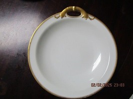 HAVILAND LIMOGES FRANCE ONE HANDLE ROUND TRAY 9&quot; ^^ - $54.45