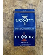Luxor Casino Las Vegas Full Unstruck 30 Strike Matchbook (MB6) - $3.46