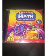 School Zone: Math: Grade 1 &amp; 2 PC CD First Second grade add multiply lea... - $13.73