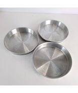 Vintage Set of 3 Mirro Aluminum 9&quot; Cake Pans 9x1-1/2&quot; M-1169 Made in USA - €30,91 EUR