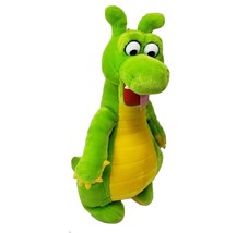12&quot; Vintage 1994 Dudley The Dragon Tales Green &amp; Yellow Stuffed Animal Plush Toy - £26.03 GBP