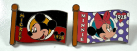 Mickey Minnie Mouse Flag 1928 Classic Mystery Character Flag LE 1000 Dis... - £15.85 GBP