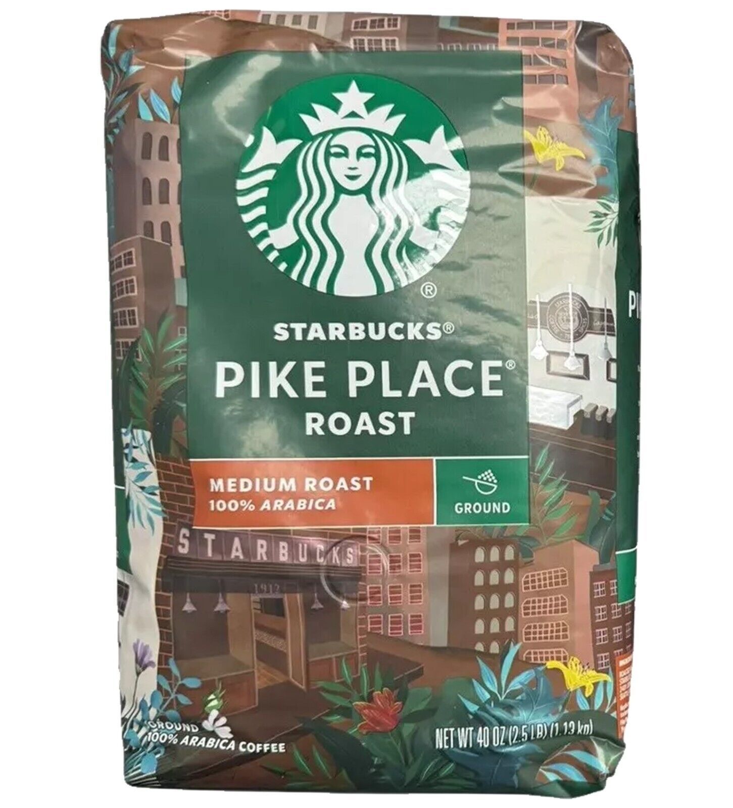 Starbucks Pike Place Medium Roast Ground Coffee, 40 oz. - $33.50