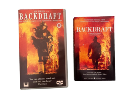 Backdraft - 1990 VHS - Plus Film Krawatte IN Taschenbuch Buch. Robert De... - $29.03