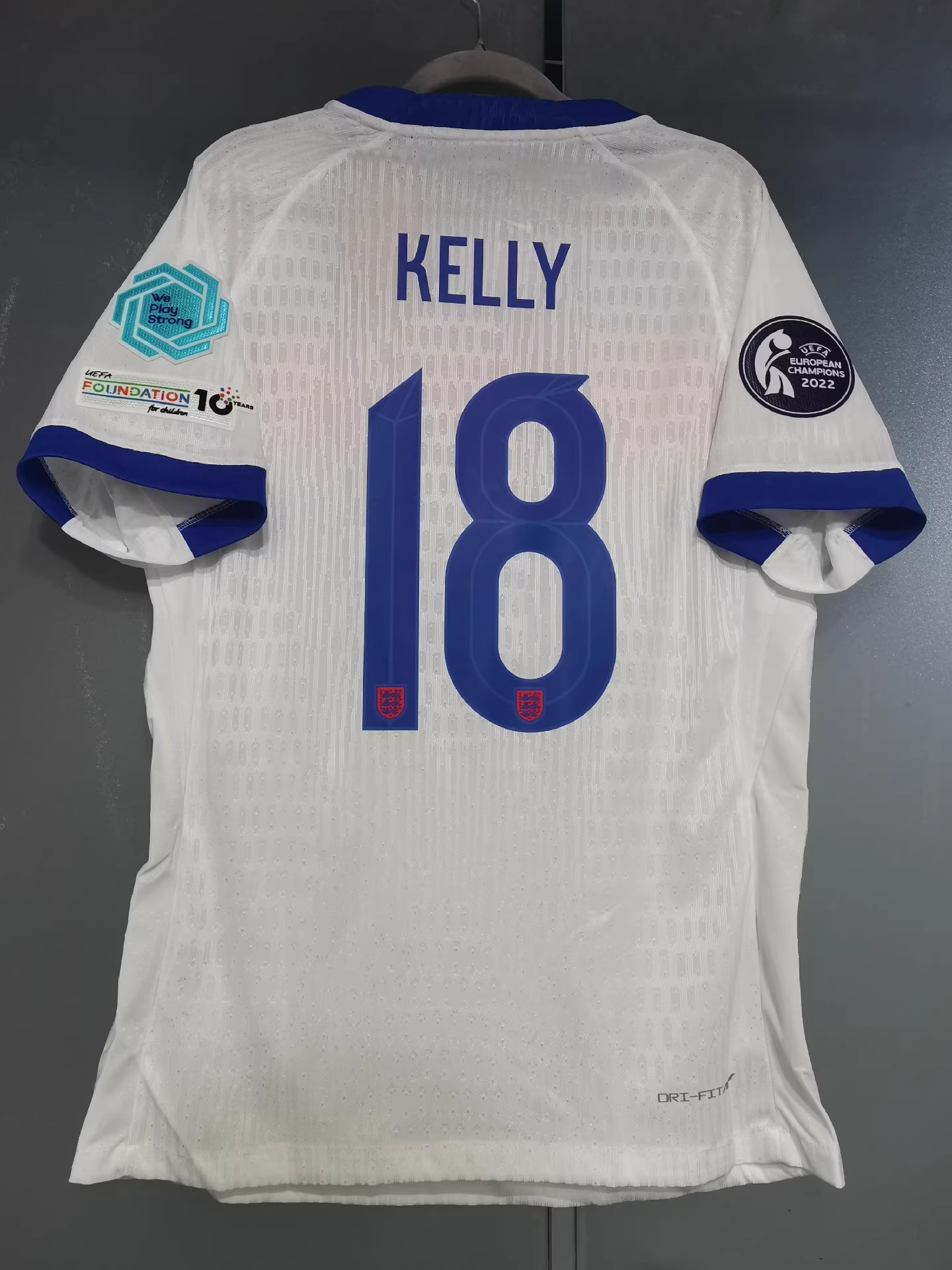 Chloe Kelly 18# EURO 2025 FINAL Champion England Women Shirt Jersey Pers... - $56.89