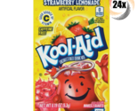 24x Packets Kool-Aid Strawberry Lemonade Flavor Soft Drink Mix | Caffein... - £12.93 GBP