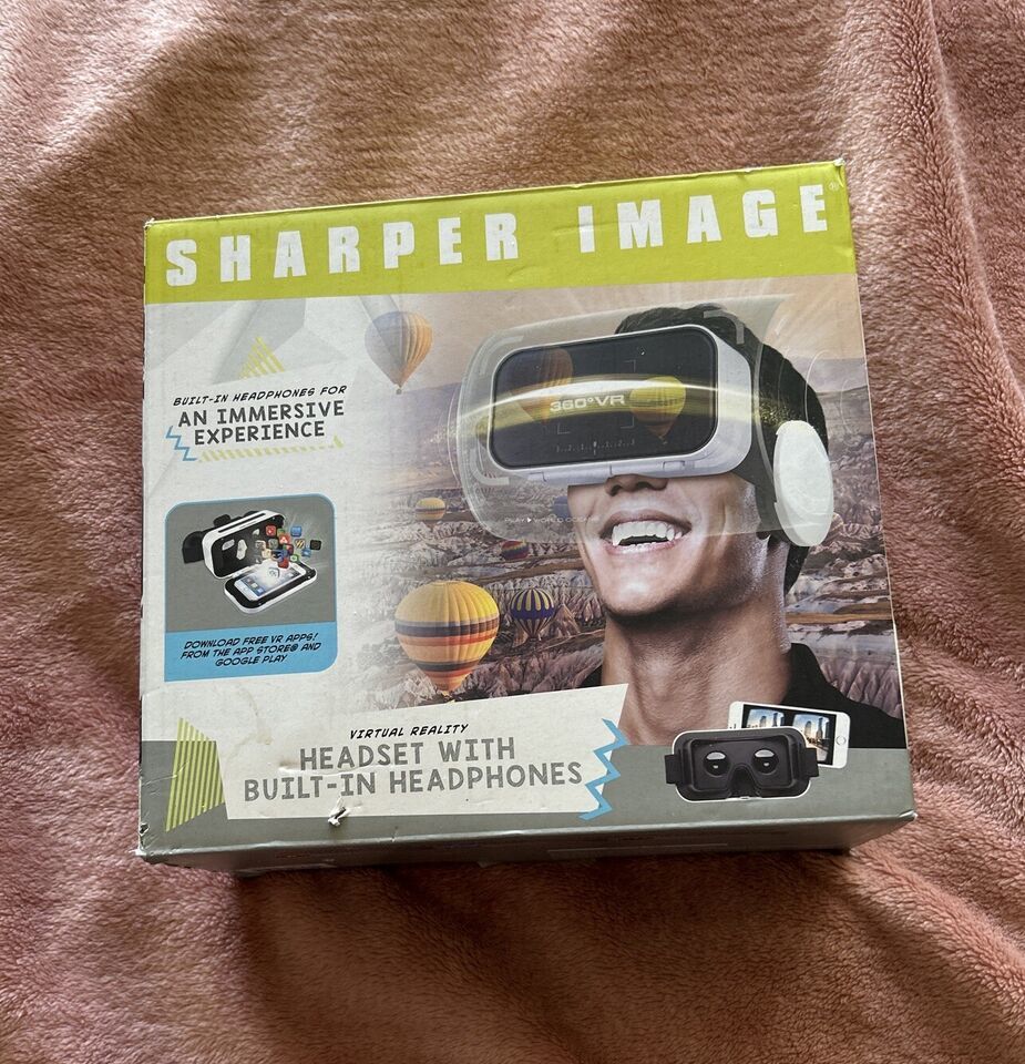 VIRTUAL REALITY Headset W/ Built in Headphones  - Sharper Image VR - $6.79