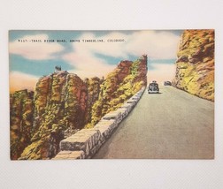 Trail Ridge Road Above Timberline Denver CO Linen Postcard Unposted - £4.66 GBP