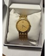 Seiko Quartz Gold-Tone Mens Stainless Steel Wristwatch - $123.75