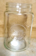 Golden Harvest Glass Canister 7.25 &quot;---No Lid---  Canister Only - £12.33 GBP