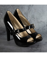 Michael Kors Womens Color Black Patent Leather Chandler Mary Jane Size 9... - $67.98 CAD