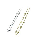 Luxe Clover Necklace Stainless Steel - $37.46 CAD
