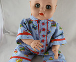 Vtg Baby Doll Stamped 20F-5 Molded Hair Sleep Eyes Drink Wet Posable 19i... - $39.59