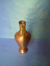 Vintage Scandinavian Sweden Copper Small Decanter Pitcher miniature 4&quot; high - £13.29 GBP