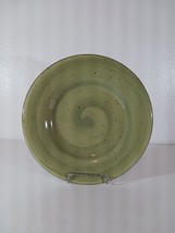 HAUSENWARE GREEN SWIRL TWIST Pattern Retired SALAD PLATE Replacement 9&quot; -4 - £8.09 GBP