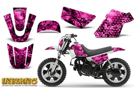 Yamaha PW50 Creatorx Graphics Kit Decals Inferno Pink - $108.85
