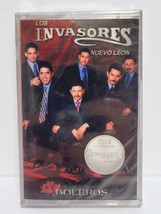 Sealed Cassette Rare Vtg Los Invasores De Nuevo Leon Boleros - New - Spanish Oop - $14.84