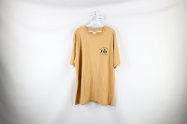 Vintage Streetwear Mens XL Spell Out New Orleans Bourbon Street T-Shirt Gold - £23.37 GBP