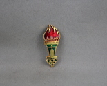 Moscow 1980 Olympic Games Pin - Torch Design - Stamped Pin - $19.00
