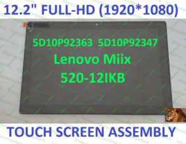 Lenovo Miix 520 12IKB Screen LCD Display Touch Panel Assembly 5D10P92363 - $168.30