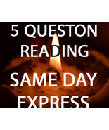 NEW ASK ALBINA TO GAZE INTO HER CRYSTAL BALL 5 QUESTIONS SAME DAY Cassia... - $57.77