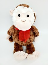 18&quot; Hobby Lobby Monkey Minky Swirl Brown Cream Soft Stuffed Lovey Toy B221 - £7.47 GBP