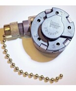 4 Speed 5 Wire PULL CHAIN Fan SWITCH Replaces Dayton MT626904G Zing Ear ... - $70.81 CAD