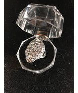 Fashion White Crystal Ring, Size 6.25 Ships N 24h - $50.39