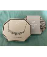 Bomb Party Necklace April NK51813 Lets Layer It Up Diamond CZ Rhodium Pl... - $27.06 CAD