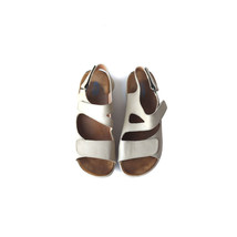 $175 WOLKY SANDALS 38 &#39;Liana Beige Leather Ankle Strap Sandals *LOVELY* ... - £25.48 GBP