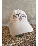 Cary Francis John Deere gray pink embroidered adjustable dad baseball hat - £13.61 GBP