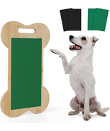 Flenpptly Dog Scratch Pad Board for Nails Two Grit Sandpapers Alternativ... - £7.98 GBP
