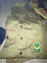 Vtg LOT Of BSA Boy Scout Uniform Sanforized Shirt Pants Patches Complete - £51.28 GBP