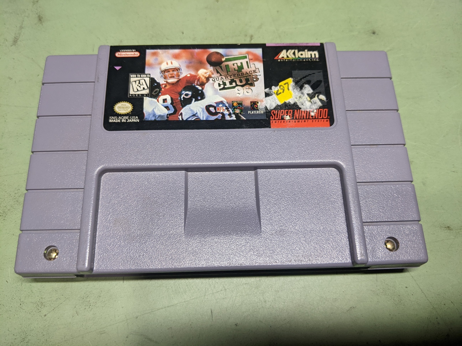 NFL Quarterback Club 96 Nintendo Super NES Cartridge Only - $5.70