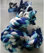 Healthy Teeth &amp; Jaws Doggie Floss Fresh N Floss 2 Knot Bone Rope Dog Toy... - $41.81 CAD
