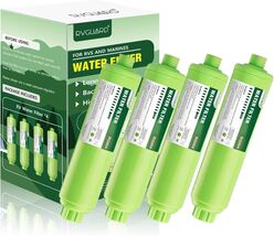 IAPMO Certified 4-Pack Inline Water Filter for RV &amp; Marine - Clean &amp; Tas... - $62.32