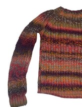 Anthropologie Multicolor Chunky Knit Sweater XSP Petite Acrylic NWT image 4