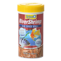 Tetra RiverShrimp Sun Dried Krill Protein Rich for Freshwater and Saltwater Fish - £14.16 GBP