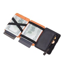 Leather Men Card Holder Slim RFID Protect Trifold Money Coins Purse Bag ... - $33.31+