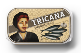 Tricana - Canned whole Sardine with GARLIC - 5 tins x 120 gr - $49.95