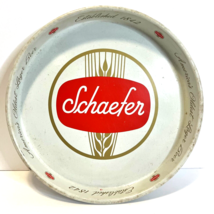VTG Schaefer Beer Tray America&#39;s Oldest Beer Established 1842 Metal - £10.77 GBP