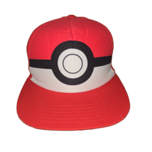 Pokemon Hat Cap Snapback Red One Size Youth Kids Boys Adjustable - $186.34 MXN