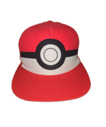 Pokemon Hat Cap Snapback Red One Size Youth Kids Boys Adjustable - $186.09 MXN