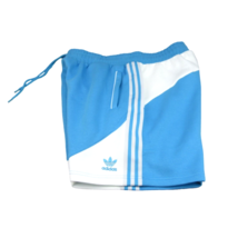 Adidas Originals SST Fleece Shorts 3-Stripes Men&#39;s Size XL Sky Blue NEW ... - £23.91 GBP
