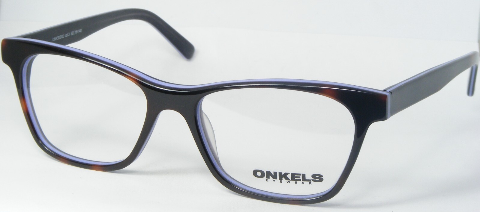 ONKELS ONK90002 3 Schildplatt Brown / Lavendel Brille Brillengestell 50-... - $86.13